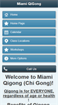 Mobile Screenshot of miamiqigong.com